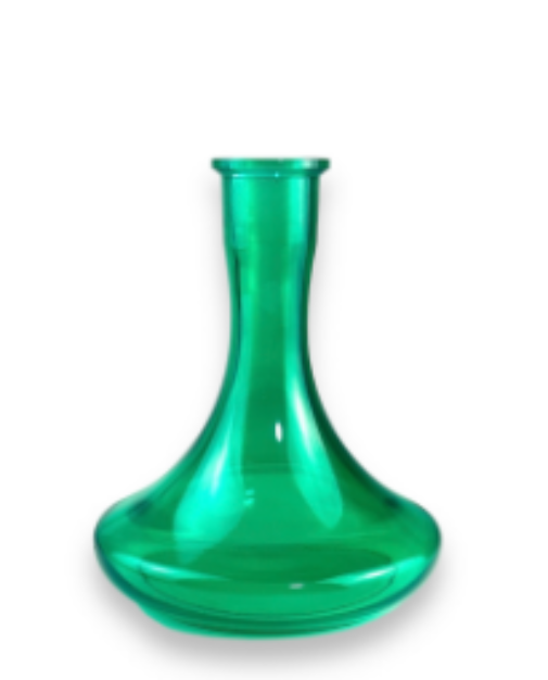 Колба для кальяну скляна 2x2 Hookah Craft під ущільнювач Зелений (2284162928)