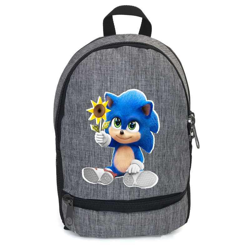 Школьный рюкзак подростковый Cappucino Toys Соник SNC 006-gry 12,5 л Серый (1669041374)