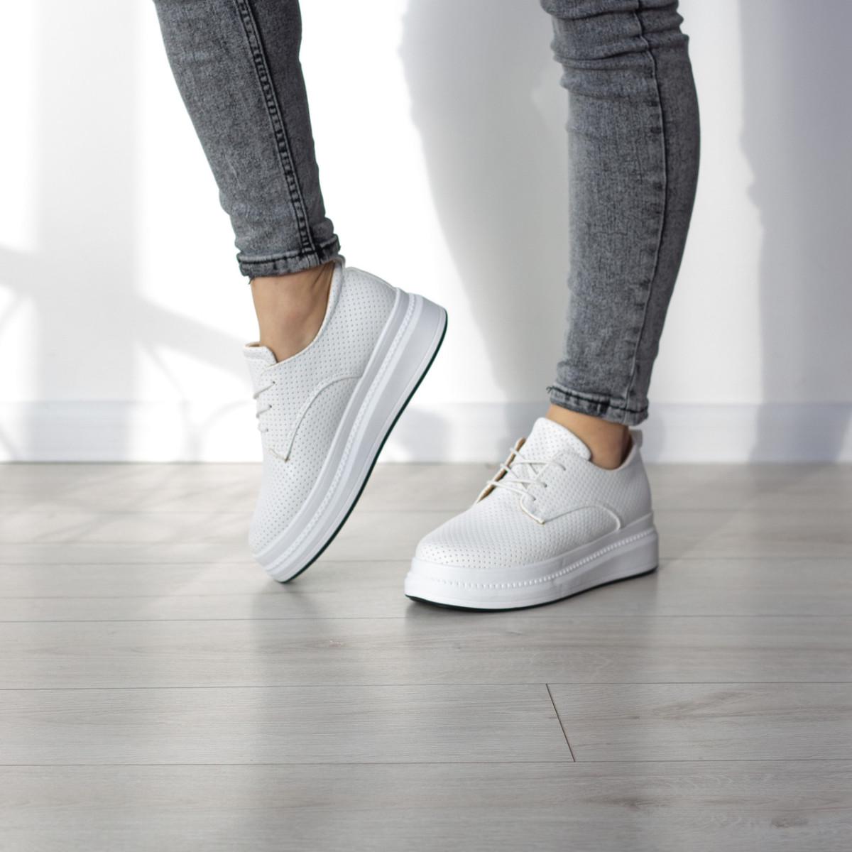 Лоферы женские Fashion р. 41 25,5 см Белый (2546)