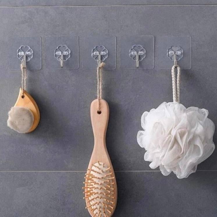 Крючки самоклеящиеся 5 шт. Прозрачный (2952e0fe) - фото 4 Крючки самоклеящиеся 5 шт. Прозрачный (2952e0fe) - фото 4