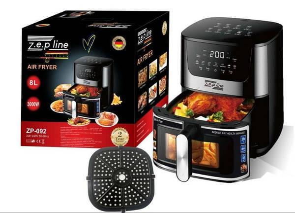 Фритюрница мультипечь с таймером Zepline ZP 092 3000 Вт 8 л (ZP-092) Фритюрница мультипечь с таймером Zepline ZP 092 3000 Вт 8 л (ZP-092)