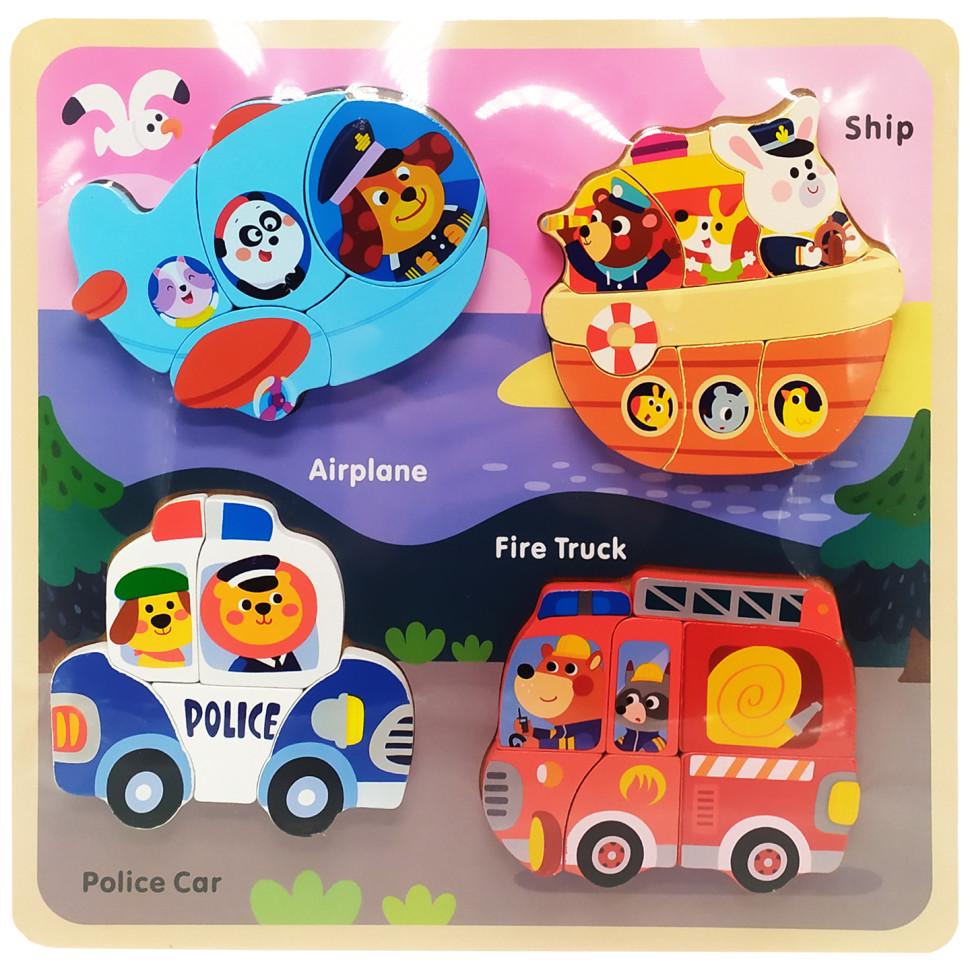 Пазли-вкладиші дерев'яні 58570 Літак (RLT34238s45402) Пазли-вкладиші дерев'яні 58570 Літак (RLT34238s45402)