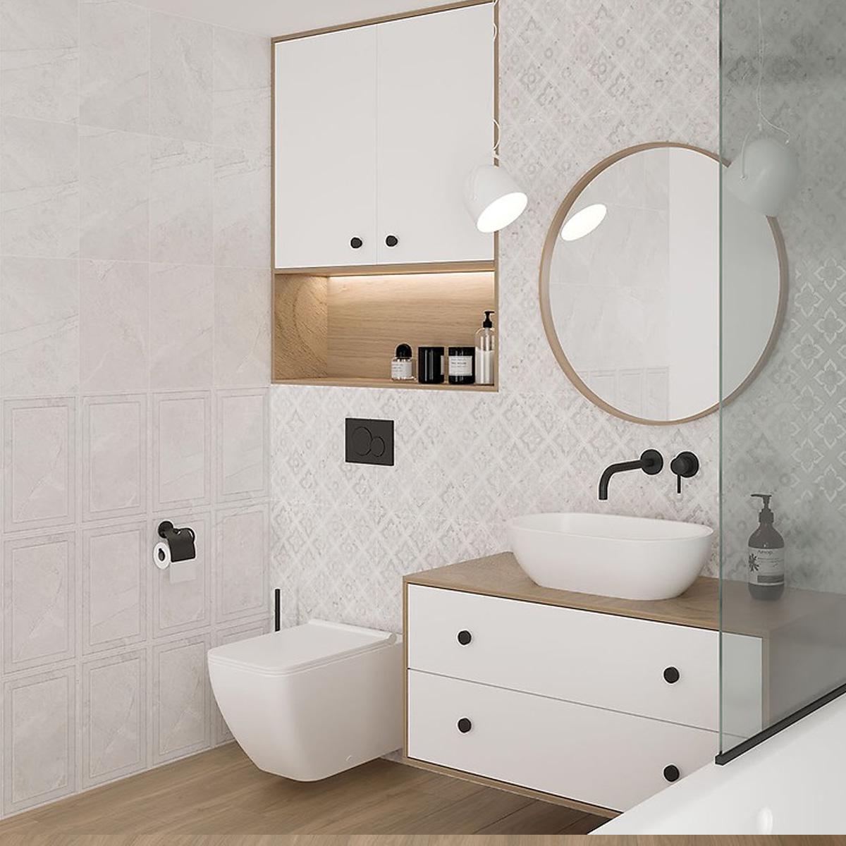 Плитка для стін Cersanit GLAM FRAME GLOSSY 25x40 см (23643944) - фото 2