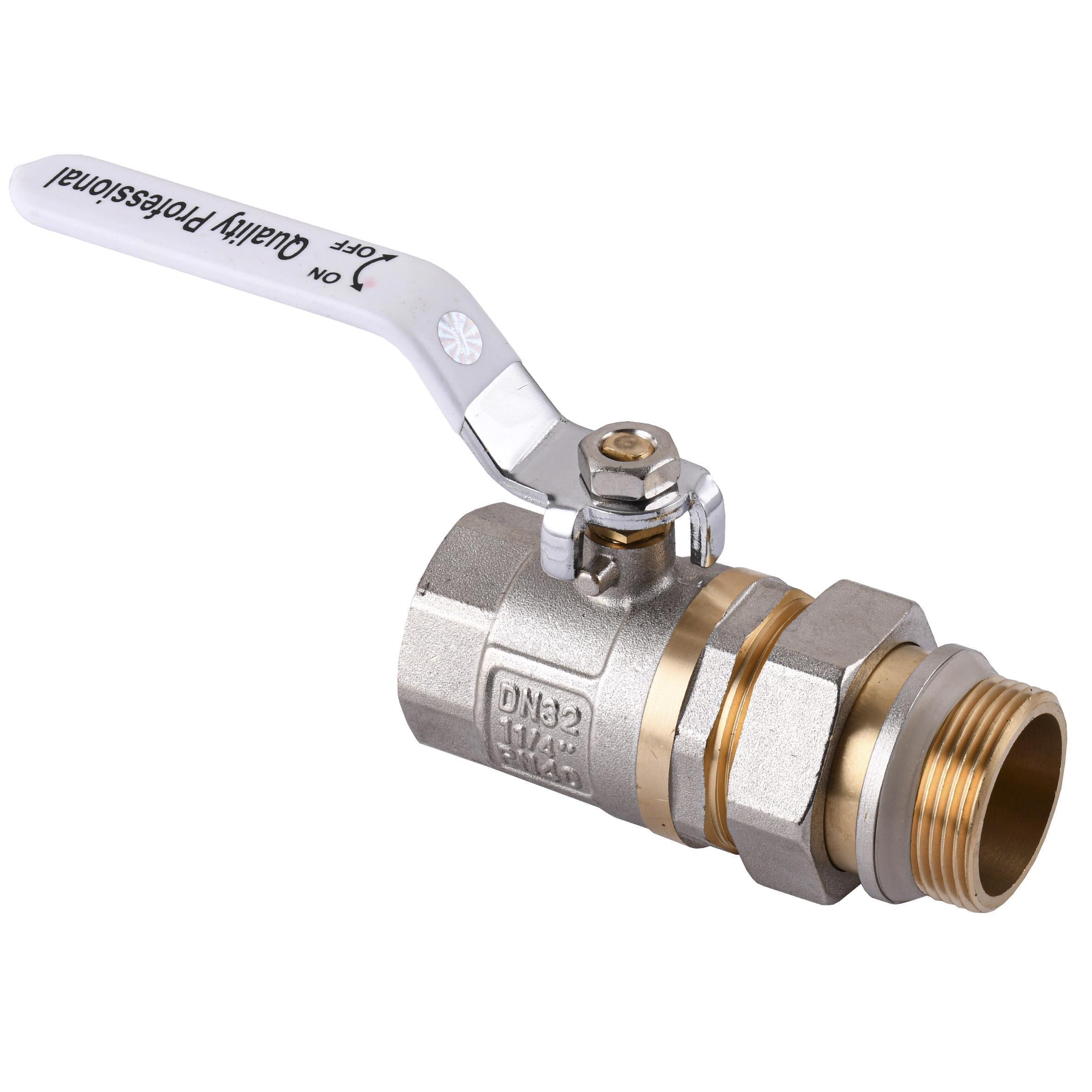 Кран шаровый с американкой Professional Q QP003 PN40 1 1/4” (000025716)