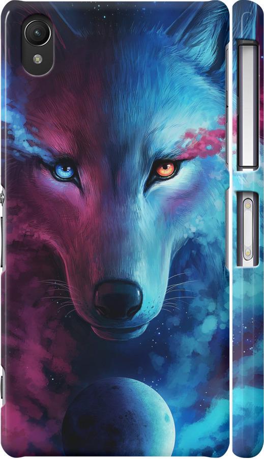 Чехол на Sony Xperia Z2 D6502/D6503 Арт-волк (3999c-43-42517)