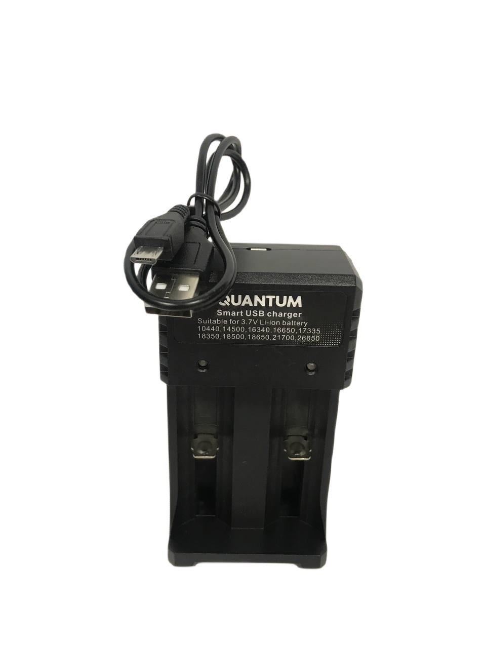 Зарядное устройство Quantum QM-BC2020 2 аккумулятора 1450/16340/18650/26650