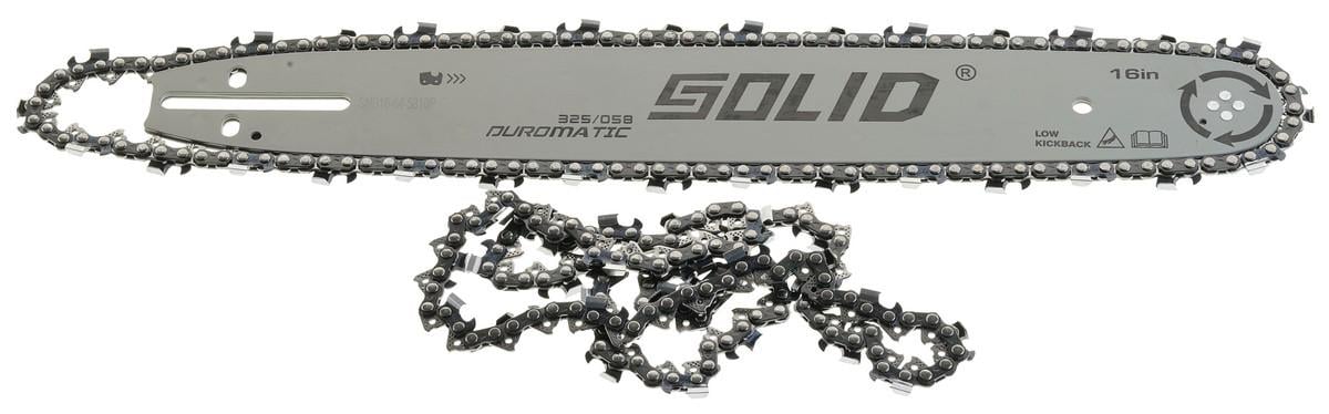 Шина для твердых пород Solid 15" 38 см/цепь 2 шт. 0,325" 32 зуба паз 1,5 мм (цепш914)
