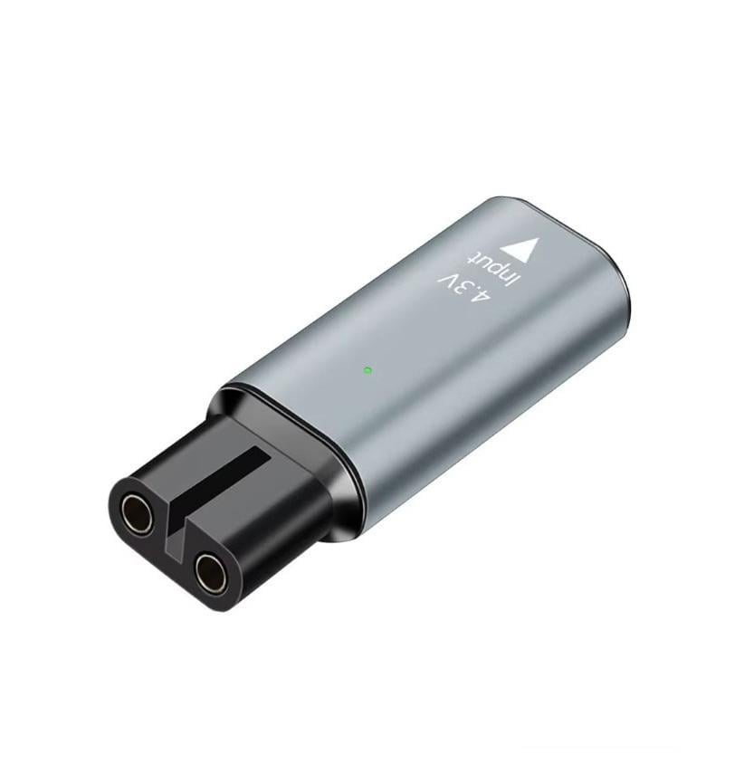 Переходник Type-C 4.3V для шейверов бритв Philips Norelco Oneblade QP2520/QP2515/QP2620 Grey (500417)