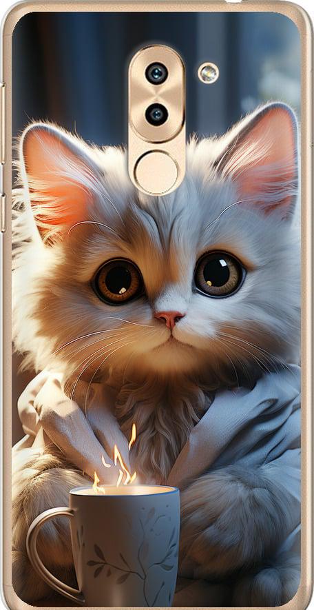 Чехол на Huawei Mate 9 Lite White cat (5646t-474-42517)