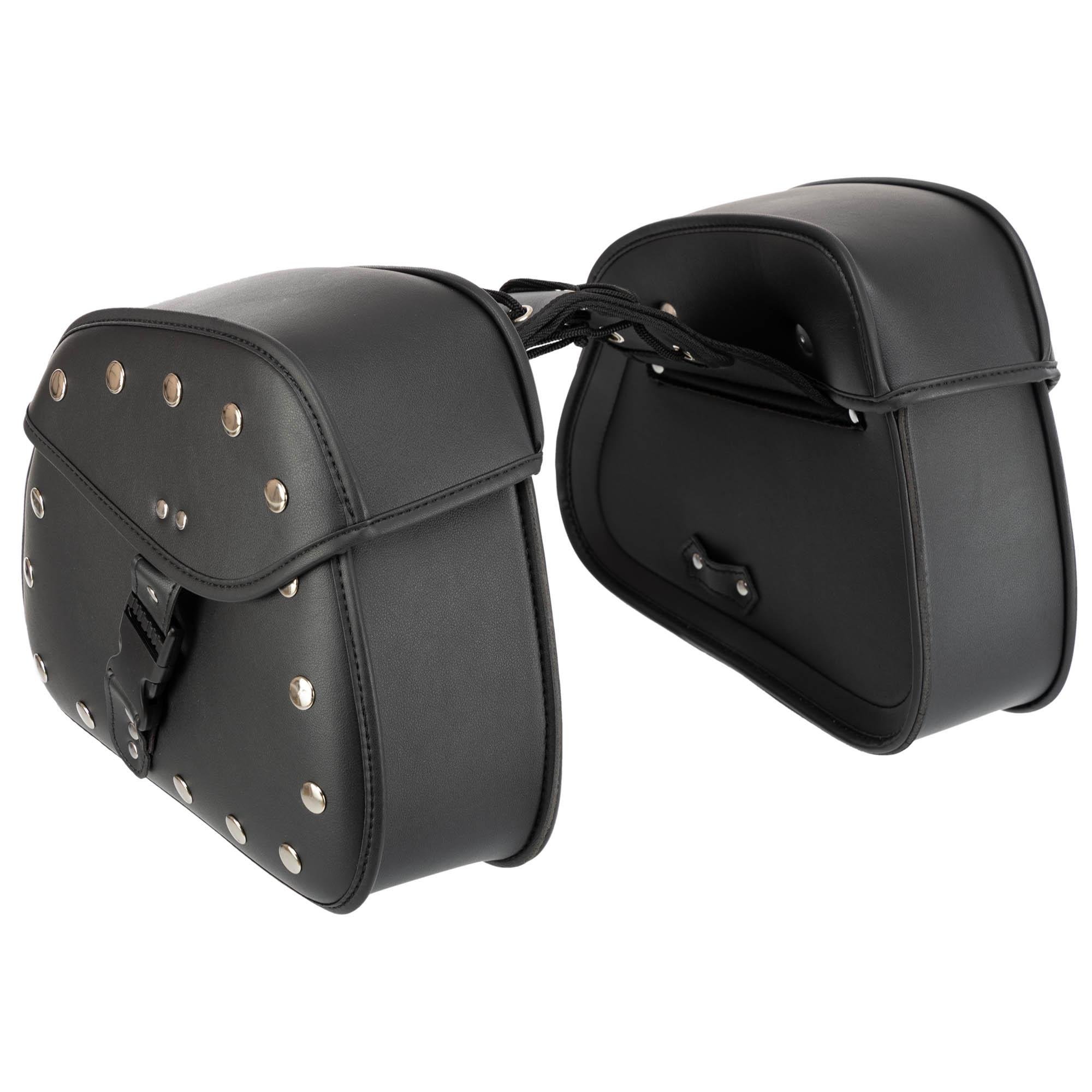 Кофри бічні SP-Sport HL611 для мотоцикла зі шкірозамінника 2 кофра Чорний Кофри бічні SP-Sport HL611 для мотоцикла зі шкірозамінника 2 кофра Чорний