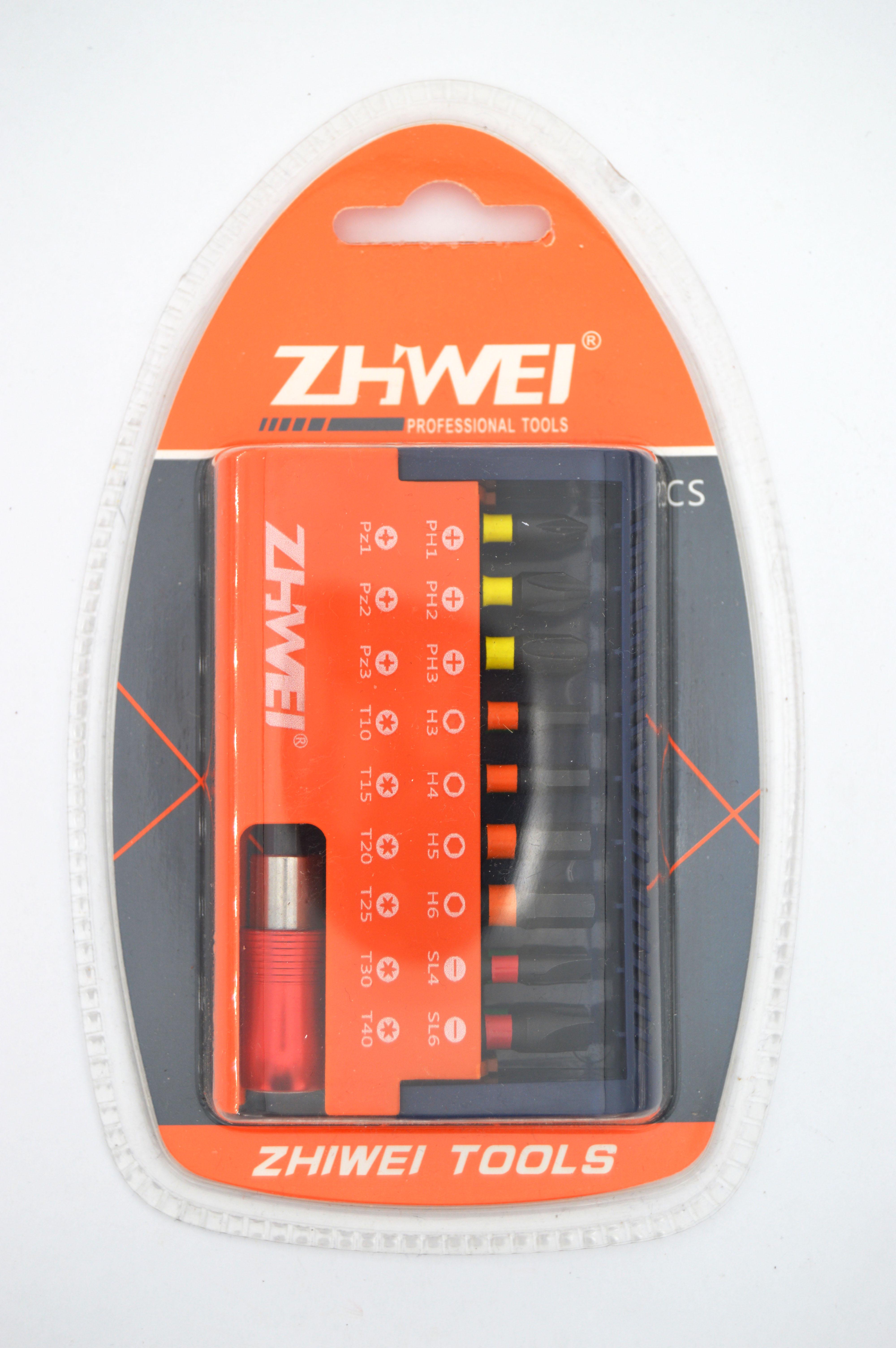 Набор бит 18 шт. и магнитный удлинитель с замком (32783616) - фото 3