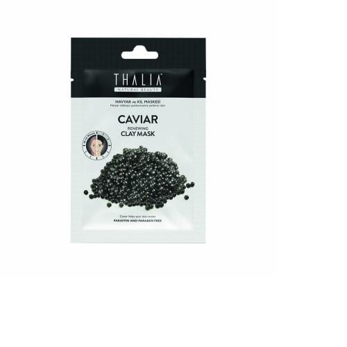 Маска для лица Thalia восстанавливающая глиняная с черной икрой 15 мл (221507)