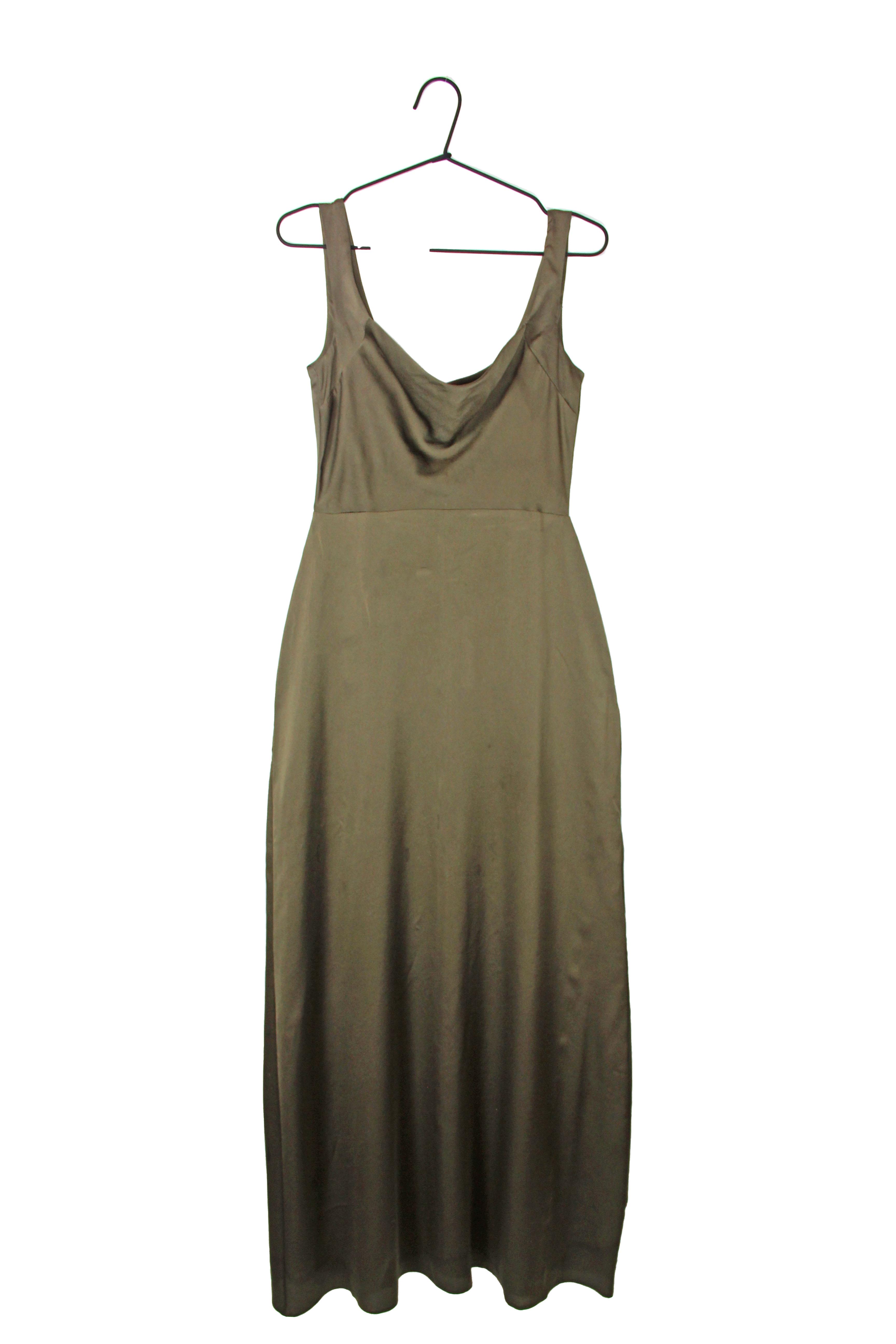 Платье Asos 110779122 р. 36 Хаки (4524327809505)