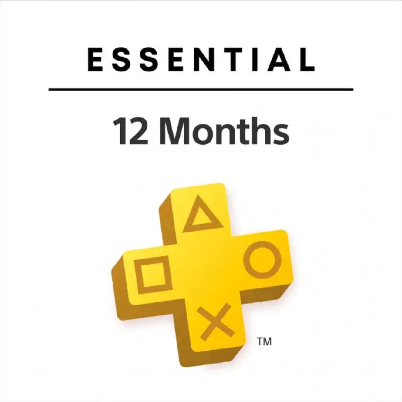 Ключ активації PlayStation Plus Essential на 12 місяців (86089811)