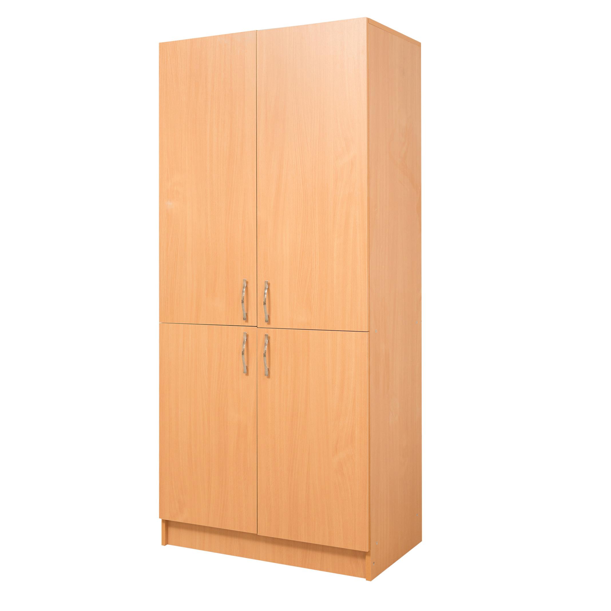 Шафа для документів Goydalka закрита 4-х дверна ЛДСП/кромка ПВХ 800х450х1800 мм Дуб натуральний (42411) - фото 1