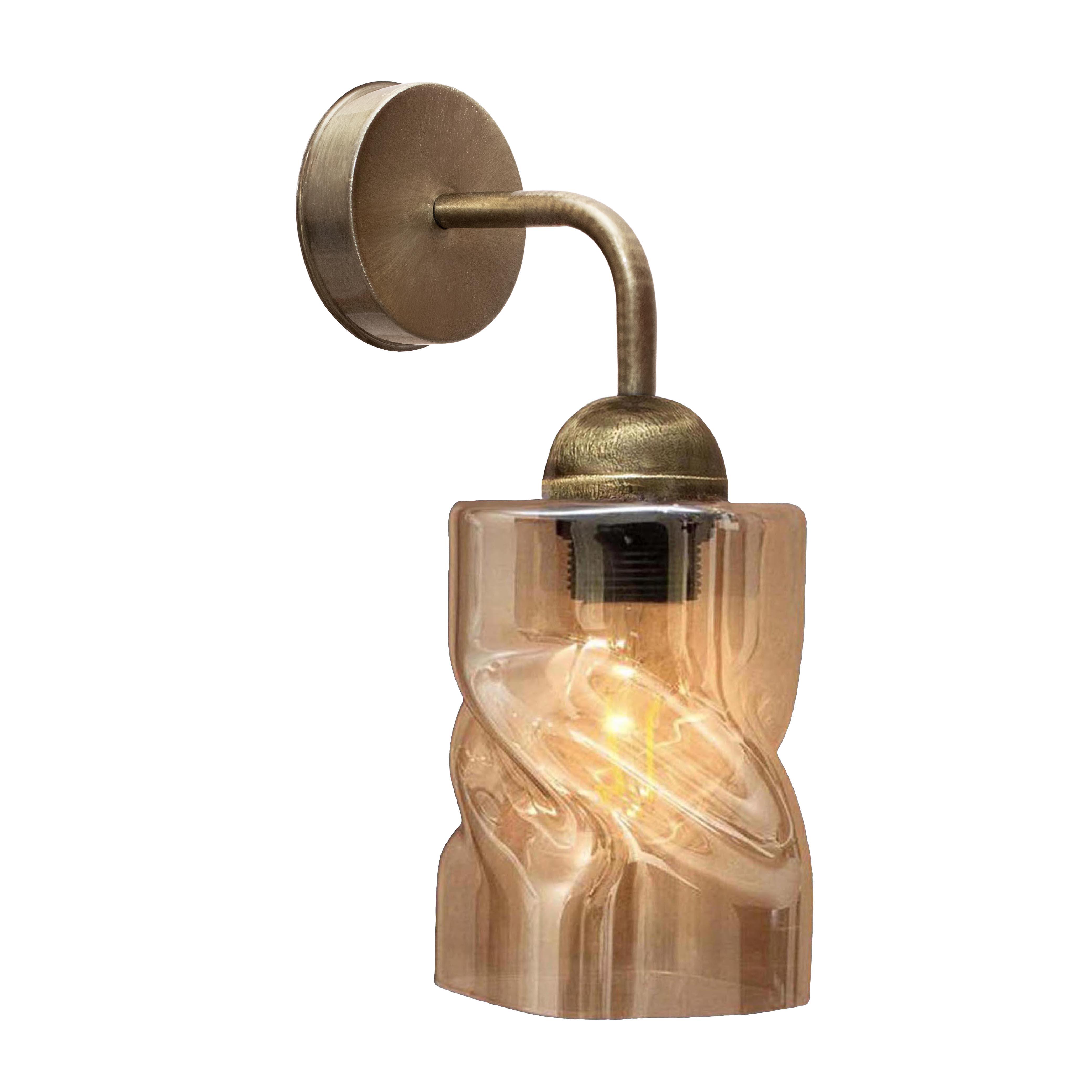 Светильник настенный MSK ELECTRIC Tornado PL 202405 BN под лампу E27 Бронзовый