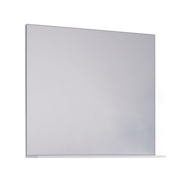 Зеркало с полкой MiroMark Белла ламинированная ДСП 900х780 мм Белый глянец (BL-80-WB)