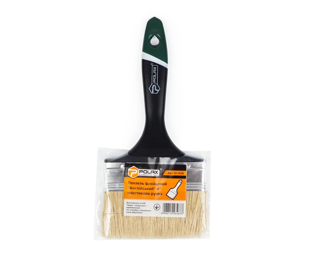 Пензель Англійський 4" змішаний ворс пластикова ручка (2427888799) - фото 2