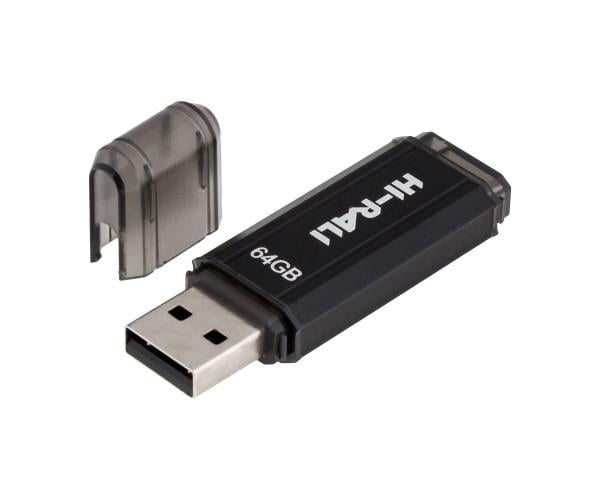 Флешка USB Hi-Rali Stark 64Gb Black