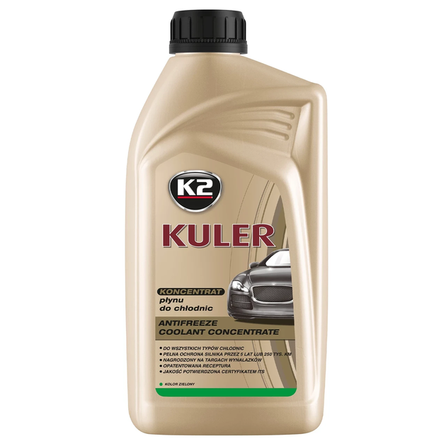 Антифриз K2 Kuler Konc концентрат зелений 1 л T211Z (50937)