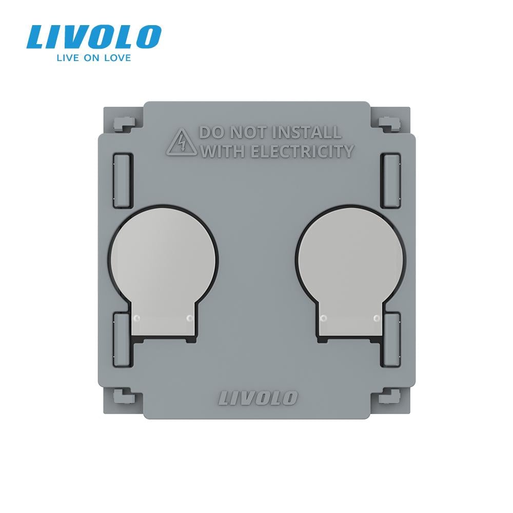 Умный механизм сенсорный LIVOLO ZigBee выключатель для роллет (VL-FC2NWZ-2GS21) - фото 2