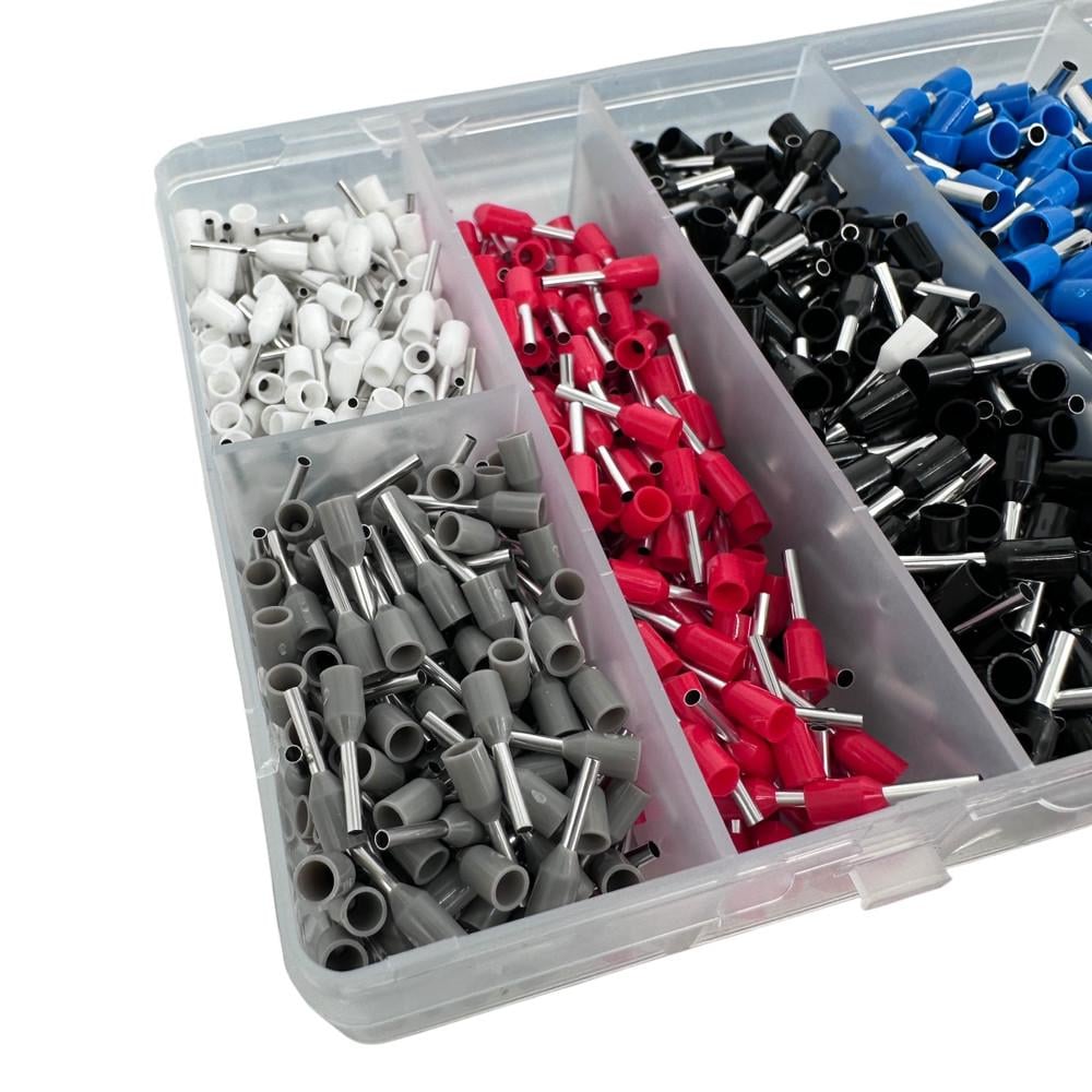 Набор гильзовых наконечников с обжимными клещами HSC8 для опрессования проводов 1200 шт. (2577288651) - фото 4 Набор гильзовых наконечников с обжимными клещами HSC8 для опрессования проводов 1200 шт. (2577288651) - фото 4