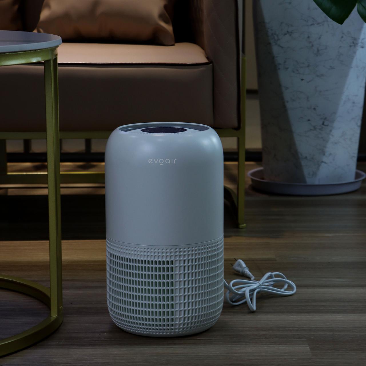 Воздухоочиститель EvoAir Yuvo с УФ-C лампой/True HEPA фильтром/4 скорости/ночной режим Белый (2670426663) - фото 4