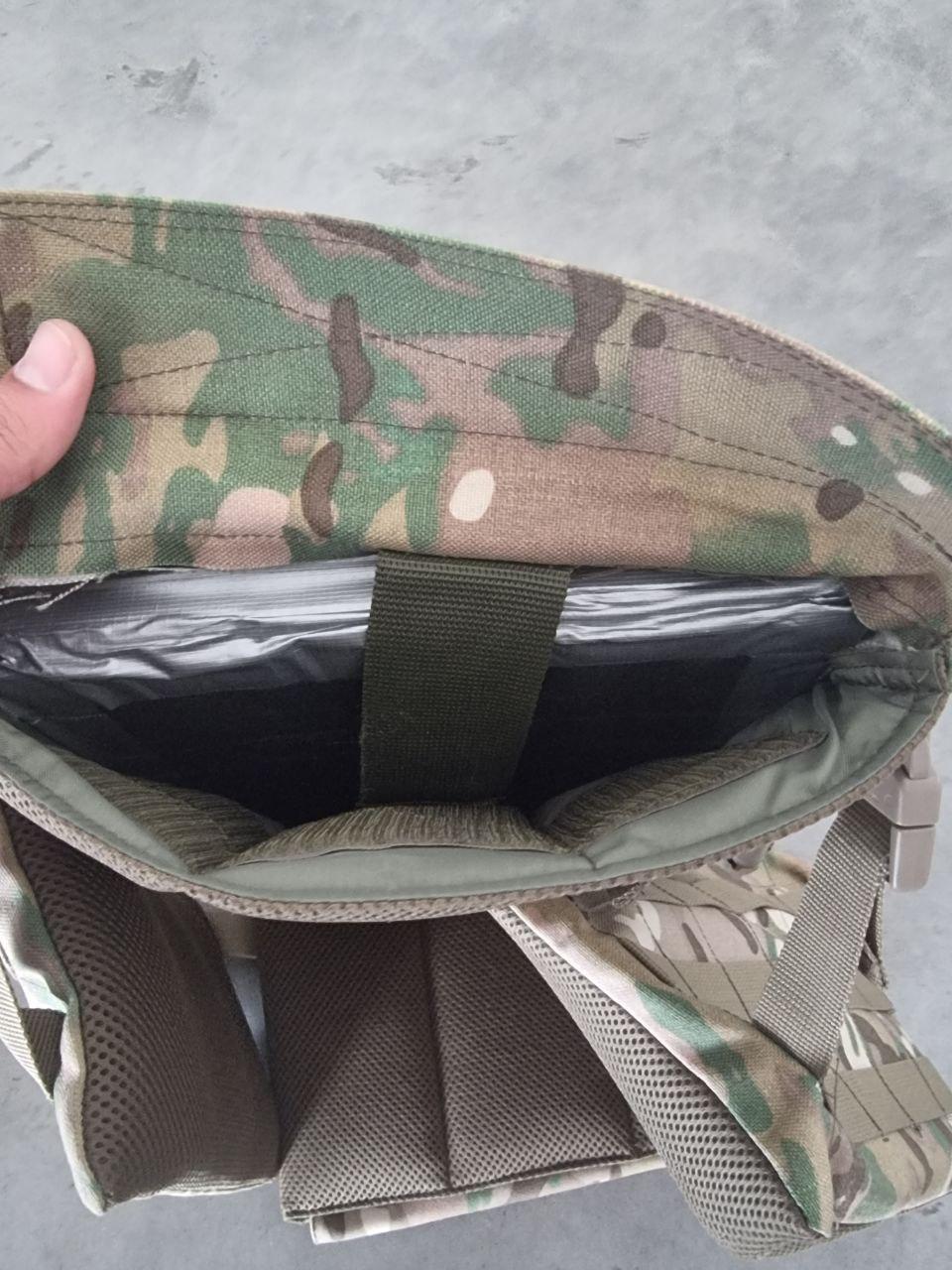 Плитоноска cordura 1000d під магазини АК з підсумками 3 шт. Мультикам - фото 3 Плитоноска cordura 1000d під магазини АК з підсумками 3 шт. Мультикам - фото 3