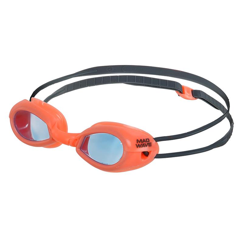Очки для плавания Mad Wave Comet Kids M041003 Кораллово-черный (60444277)
