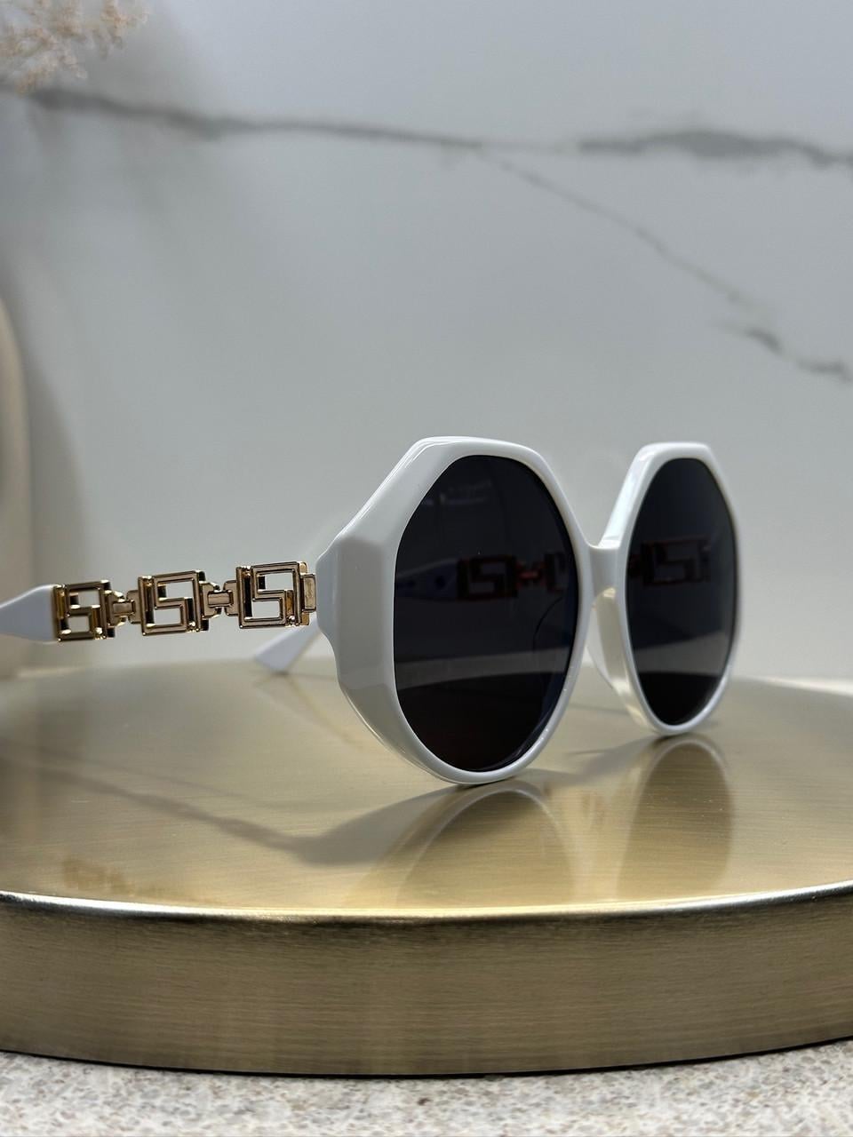 Сонцезахисні окуляри Versace MOD 4395 314/87 White Gold/Grey