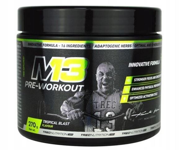 Предтренировочный комплекс Trec Nutrition M13 Pre-Workout 270 г Tropical Blast