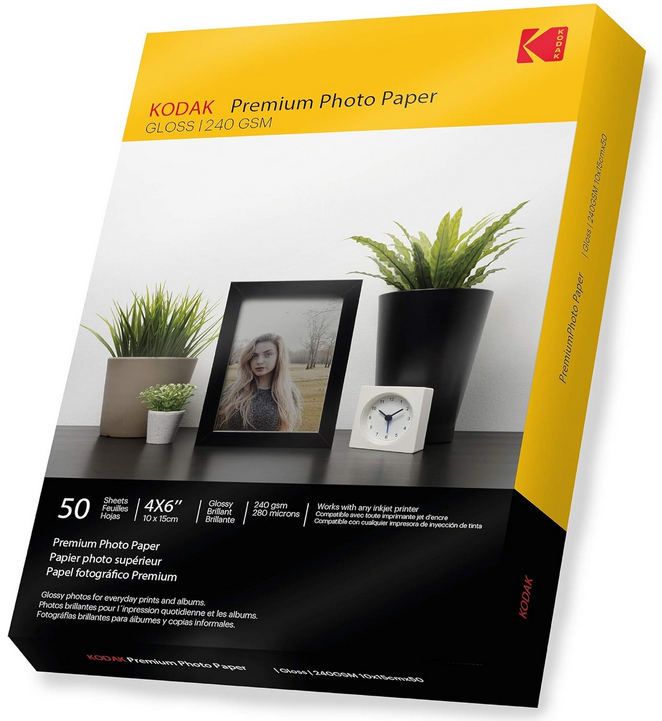 Фотобумага глянцевая Kodak Premium 50 л. 240 г/м2 10х15 см (29161556)