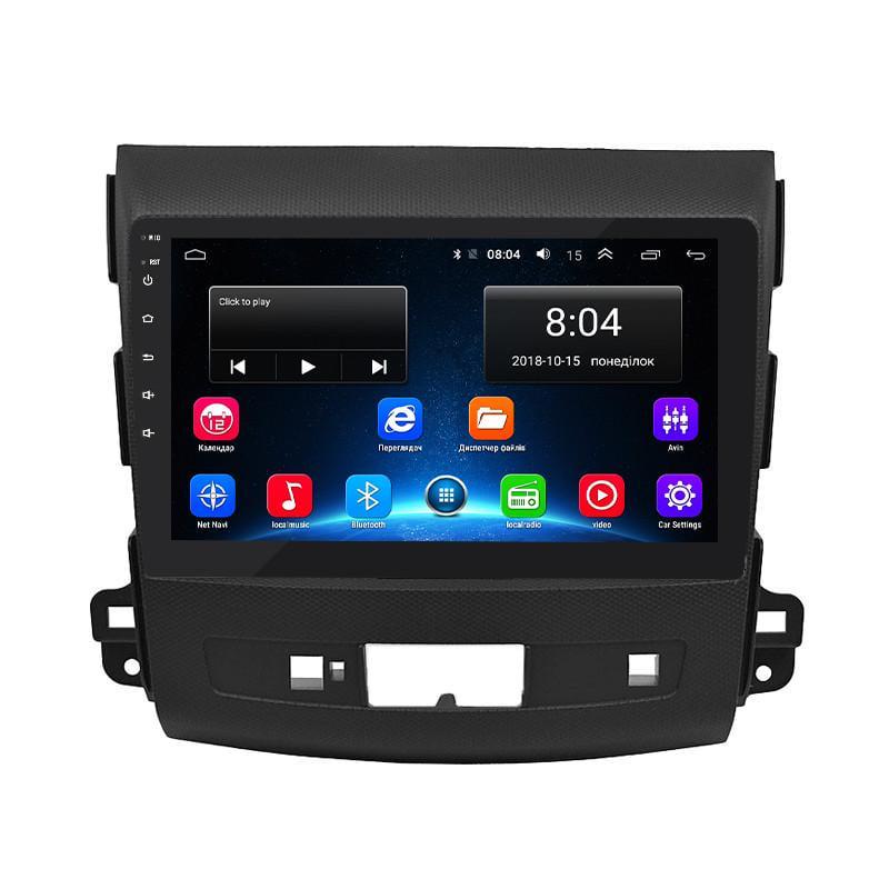 Автомагнитола штатная Lesko для Peugeot 4007 2007-2012 9" 2/32Gb Wi-Fi GPS Base MOB