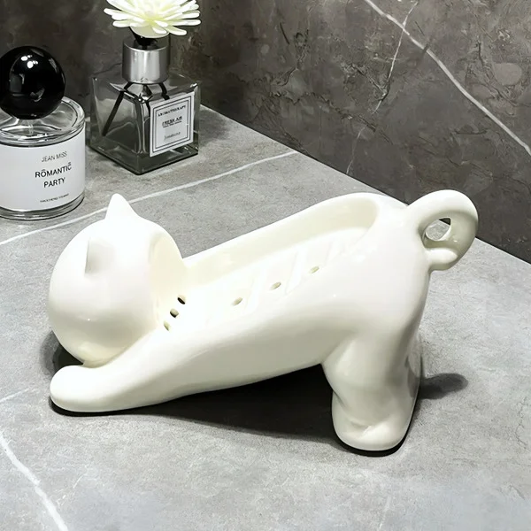 Мыльница керамическая 18х10х9,5 см Белый (C01598-1) - фото 6 Мыльница керамическая 18х10х9,5 см Белый (C01598-1) - фото 6