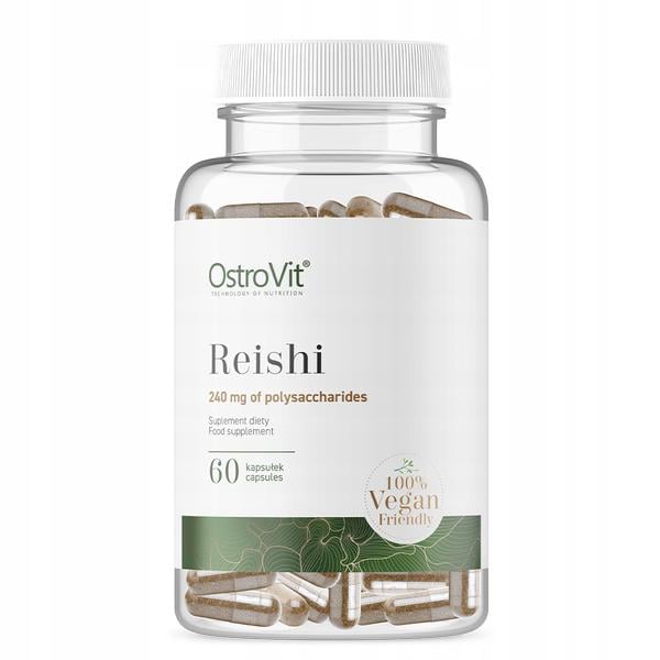 Екстракт гриба рейші OstroVit Reishi Vege 60 капсул Екстракт гриба рейші OstroVit Reishi Vege 60 капсул
