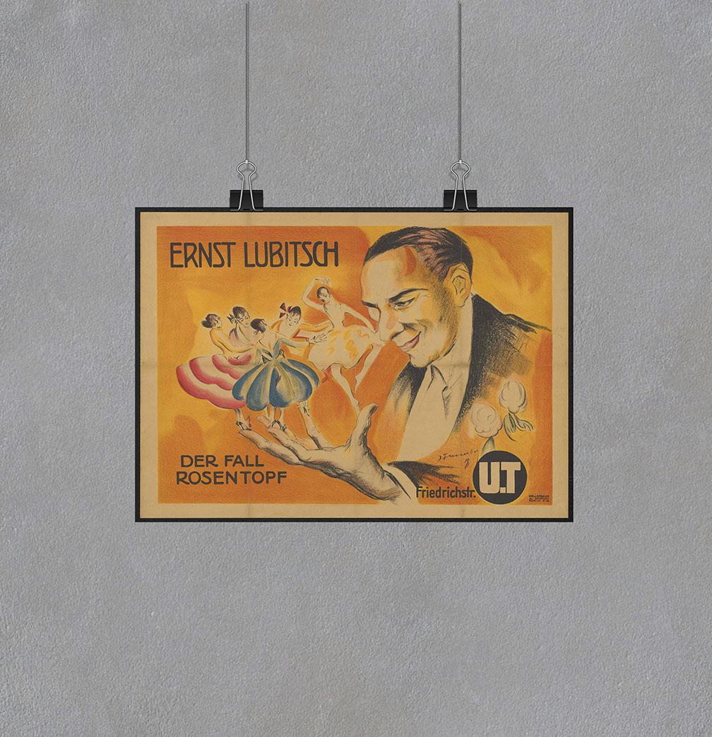 Постер История с горшком роз 1918 г. Режиссёр Эрнст Любич формат А-2 (Afisha1859008_Poster)