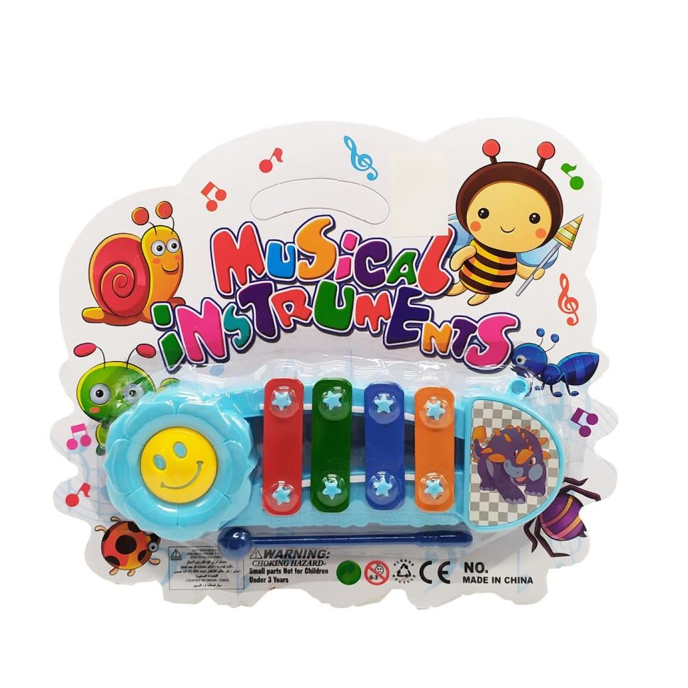 Музична іграшка Ксилофон Bambi Y9093 16 см Блакитний (RLT29000s37778)