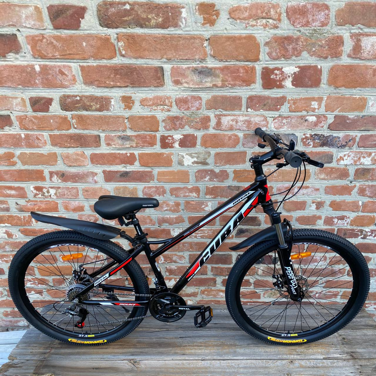 Велосипед AL Royal CUBA 26" 13" рама 2025 Чорно-червоний - фото 3