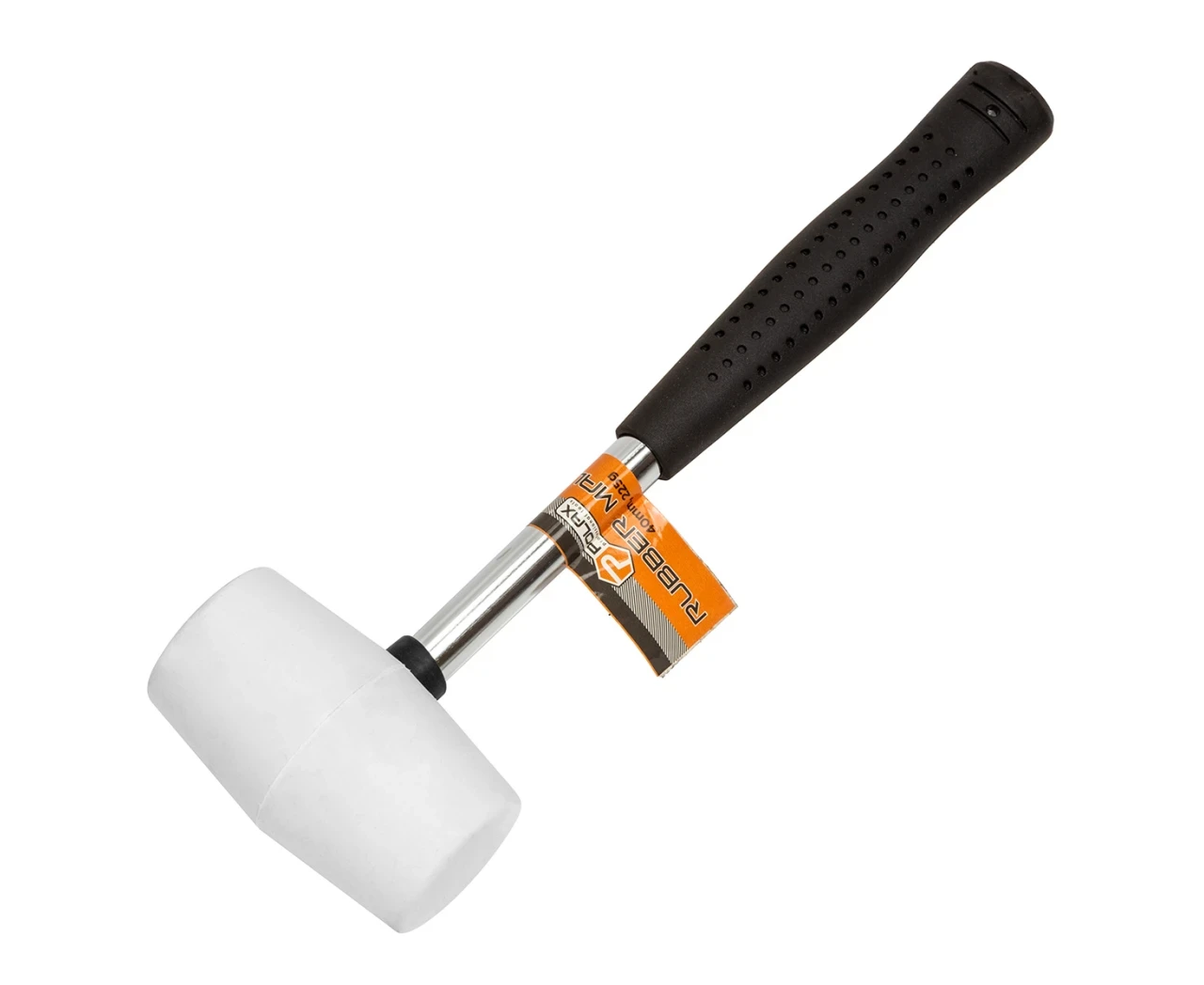 Киянка резиновая металлическая ручка 40 мм 225 г Белый (2413909732)
