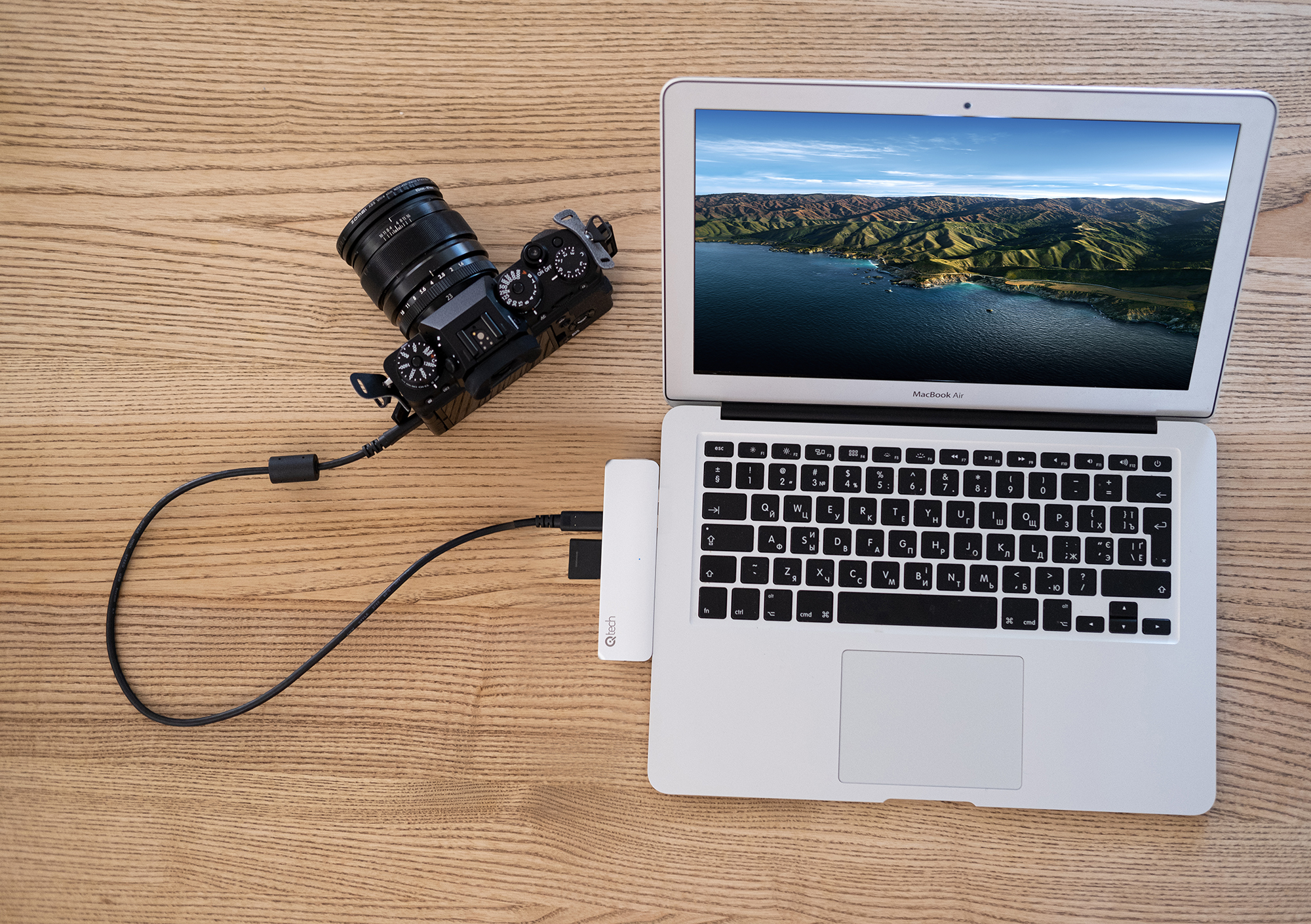 USB-хаб Qitech Aluminum Type-C Silver (QT-Hub1_sl) - фото 7 USB-хаб Qitech Aluminum Type-C Silver (QT-Hub1_sl) - фото 7