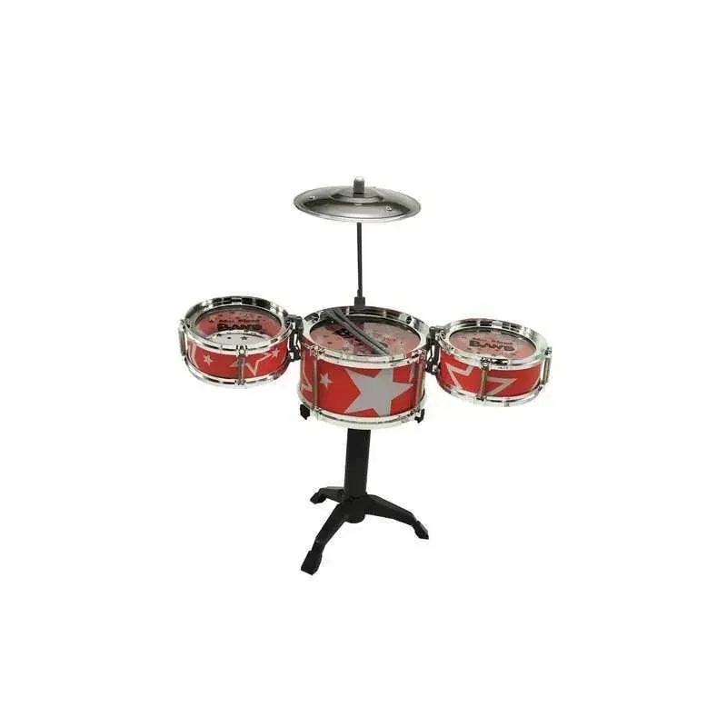 Барабанная установка игрушечная Drum Set Jazz 3 барабана из пластика 62 см Красный (150-98-TH688-2RD)