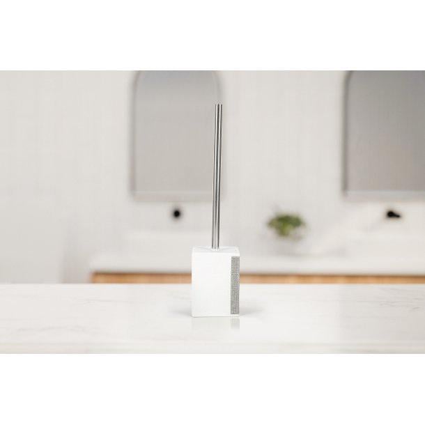 Щітка для туалету Axentia Ліндос з декором полігума 9,2x38,5x9,2 см Білий (134350) - фото 4 Щітка для туалету Axentia Ліндос з декором полігума 9,2x38,5x9,2 см Білий (134350) - фото 4