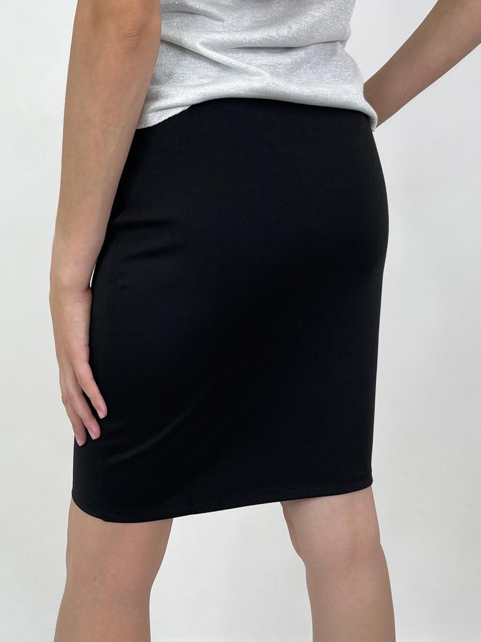 Юбка карандаш без разреза 0078 S Black - фото 2 Юбка карандаш без разреза 0078 S Black - фото 2