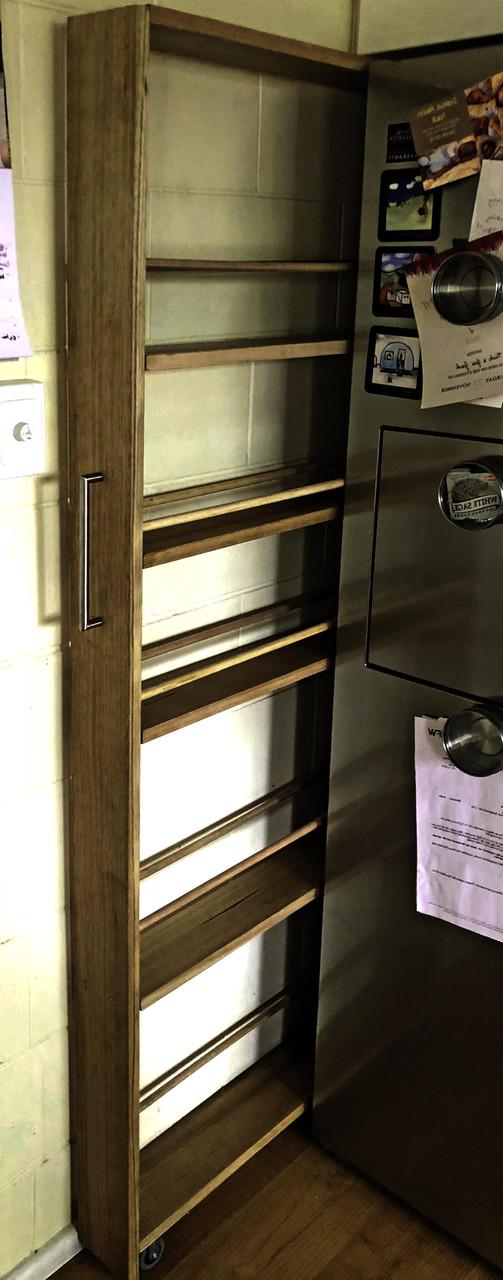 Стеллаж выдвижной из дерева Спирито Мускат (ВПХ-001207)