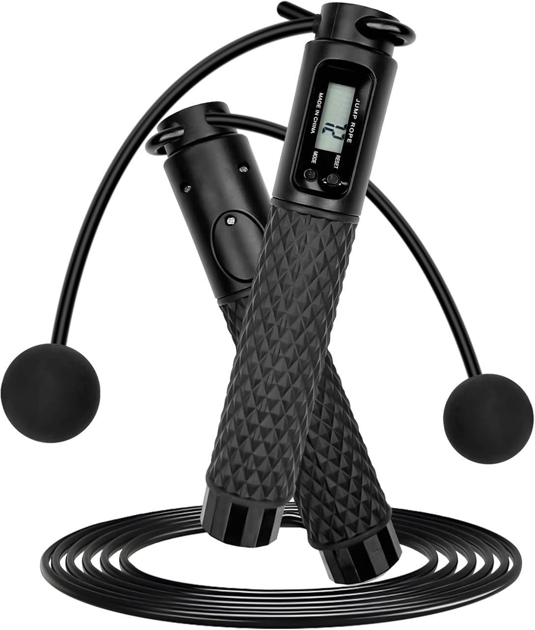 Скакалка со счетчиком электронным для фитнеса