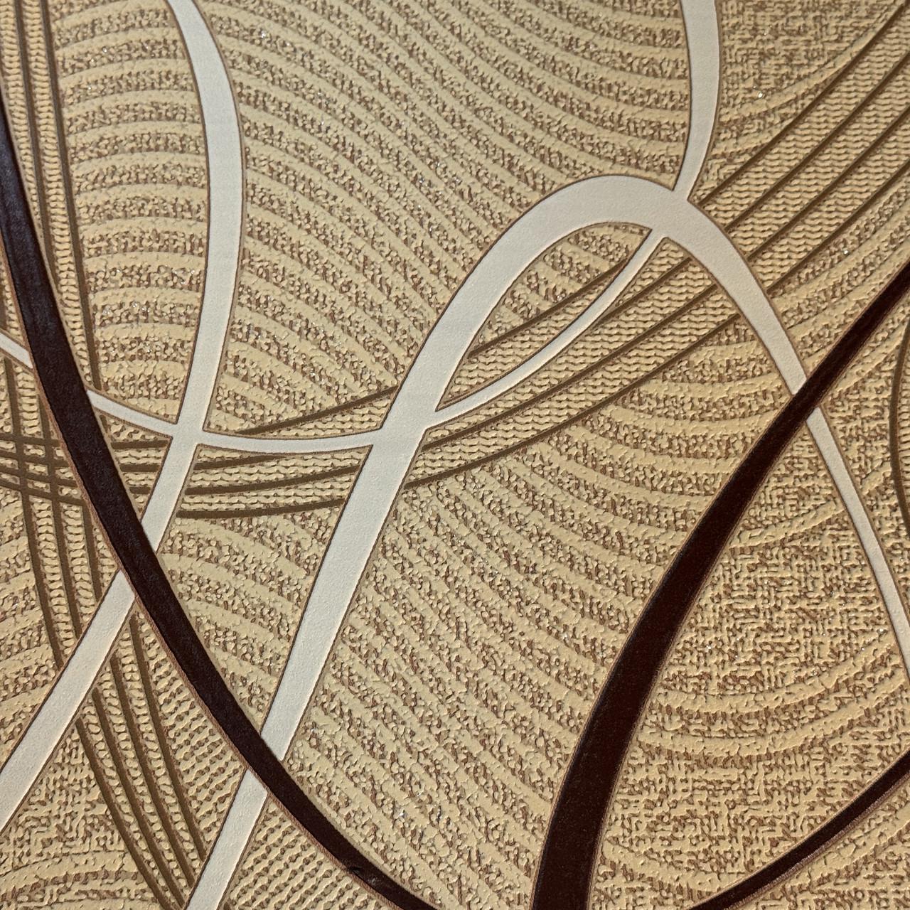 Шпалери вінілові Слов'янські шпалери на паперовій основі 53 см Бежевий (5767-05)