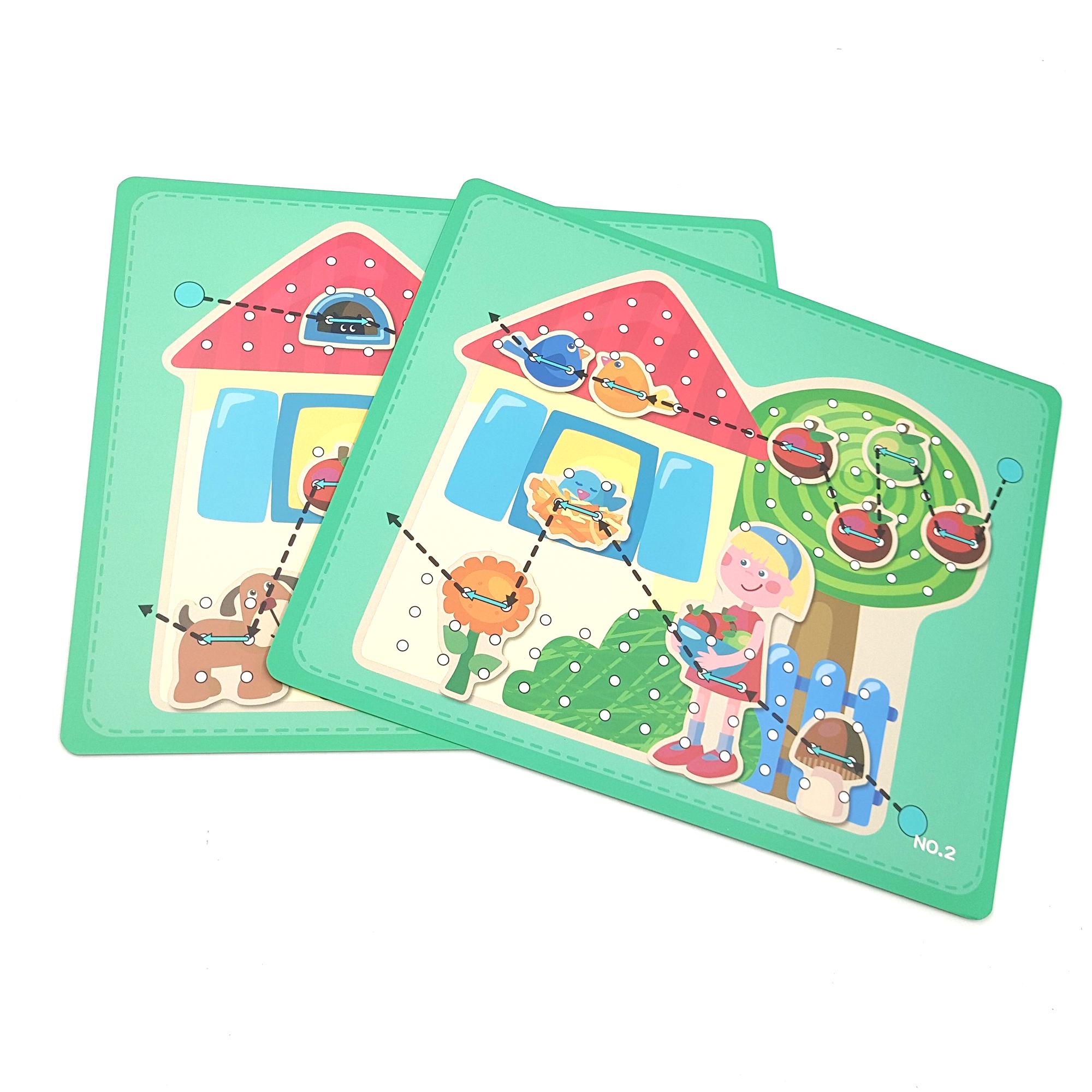 Шнурівка дерев'яна розвиваюча TK Group Збери картинку сам 26 см 10 фігурок Різнокольоровий (91605) - фото 5 Шнурівка дерев'яна розвиваюча TK Group Збери картинку сам 26 см 10 фігурок Різнокольоровий (91605) - фото 5