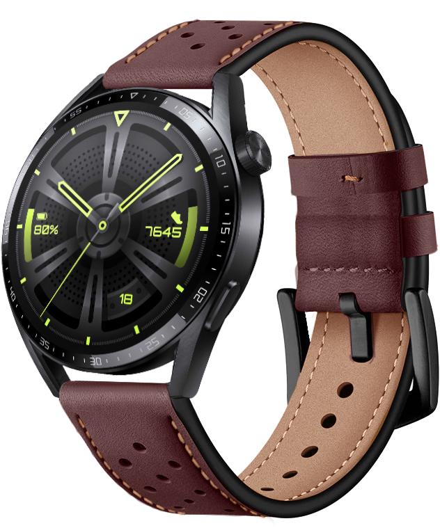 Ремешок кожаный Classico для Huawei Watch GT3 46 мм Brown (26145-30)