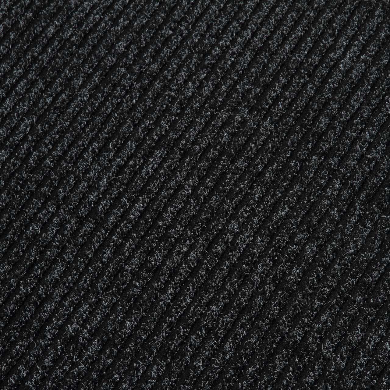 Ковер грязезащитный с ворсом на резиновой основе DAKARIA Vebe Sheffield Run 50 0,8x1,2 м Черный (00-00016897) - фото 10