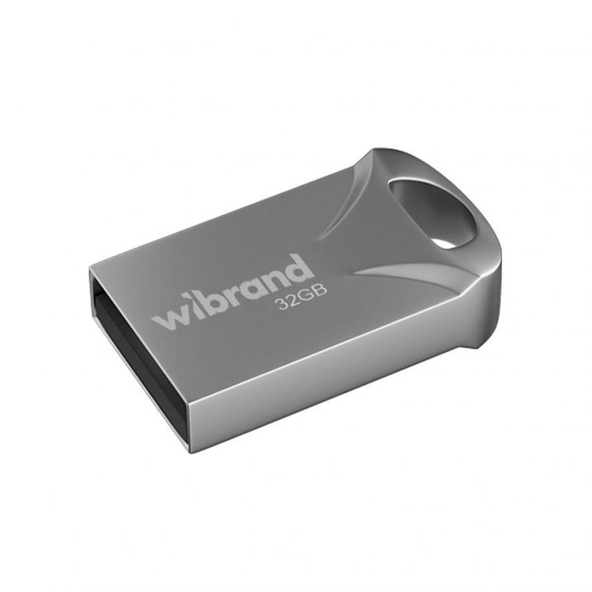 Флеш-пам'ять USB Wibrand Hawk 32GB USB 2.0 Silver